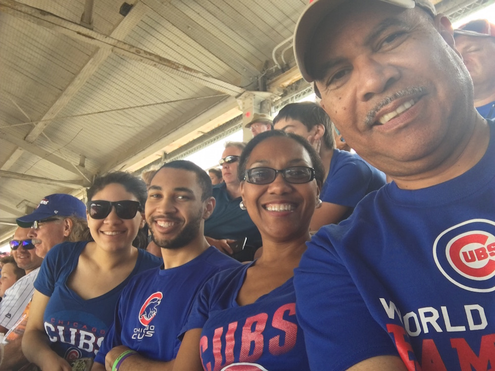 Gauthier Family-Cubs Game