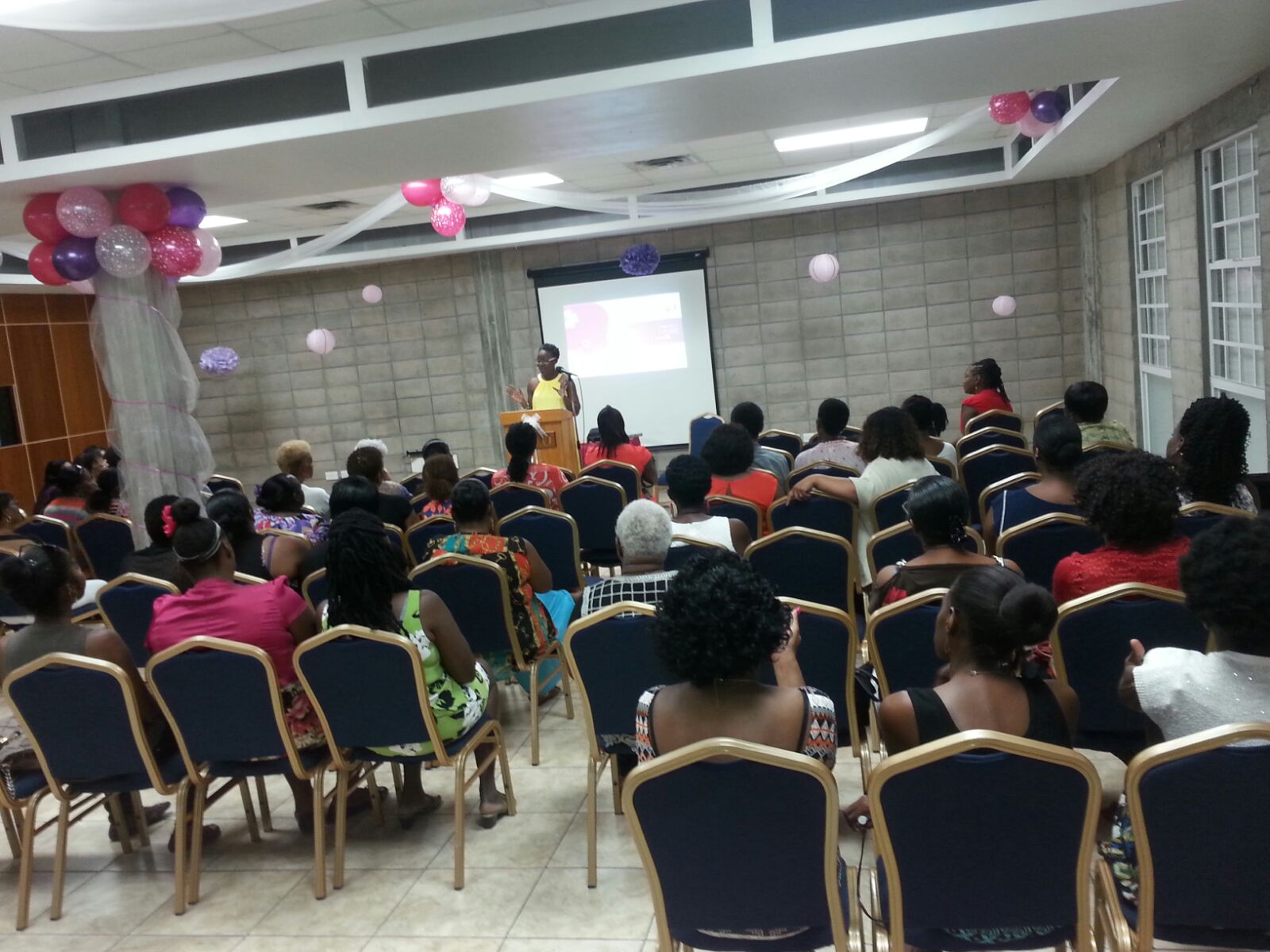Womens Day crowd